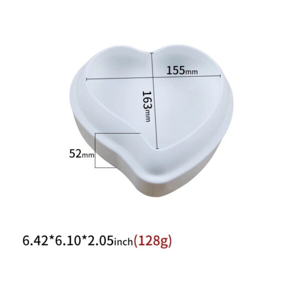 3D Love Heart Shape Silicone Mold