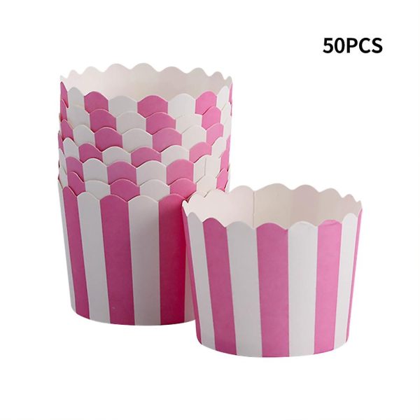 Muffin cups (pvc) assorted Big  50s