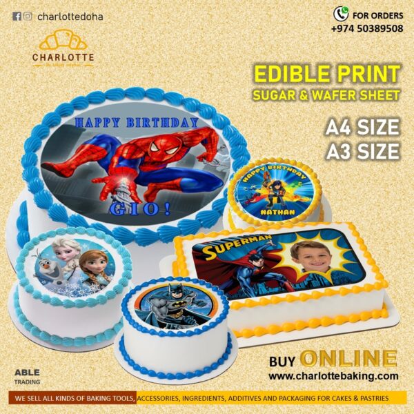 Edible Printing (A4 & A3 size)