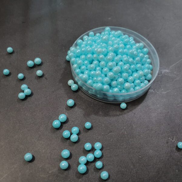 Blue Sugar Ball Sprinkles 4mm - 50g  رشات كرات السكر الأزرق 4 مم - 50 جم