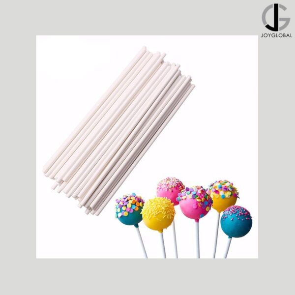 Paper Lollipop Sticks 6 Inch (100 pcs)  أعواد مصاصة ورقية 6 بوصة (100 حبة)