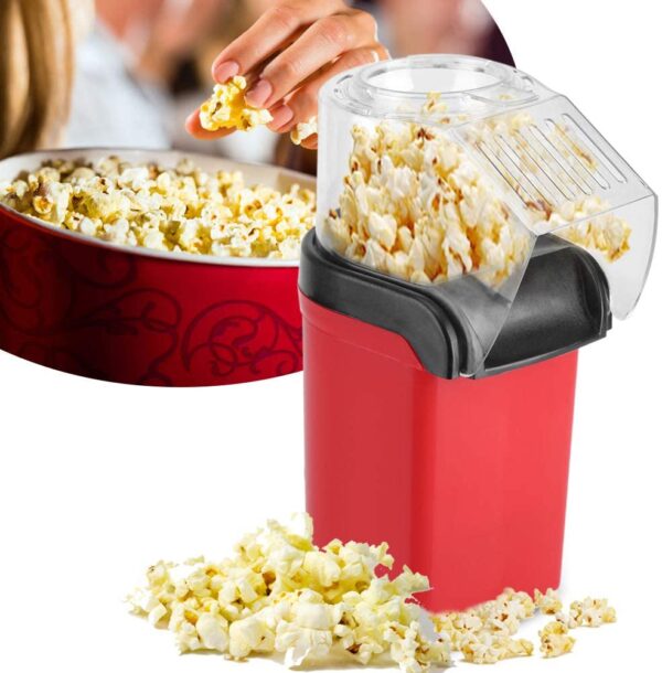 Mini Electric Popcorn Machine 1200W  ماكينة صنع الفشار الكهربائية الصغيرة بقدرة 1200 واط