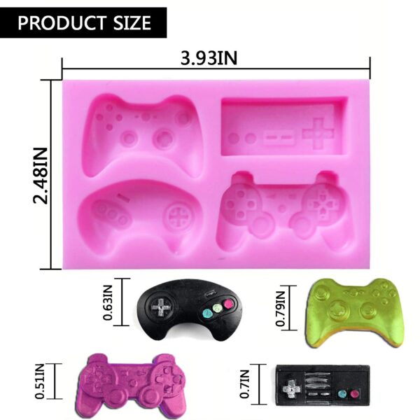 Mini Game Controller Silicone Mold - 4s  قالب سيليكون لوحدة التحكم في الألعاب الصغيرة - 4s