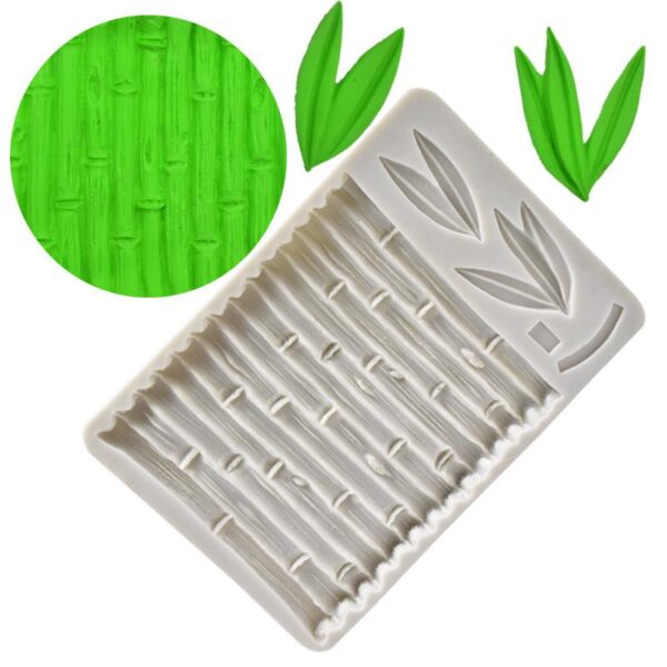 Bamboo Grain Silicone Mold  قالب سيليكون لحبوب الخيزران