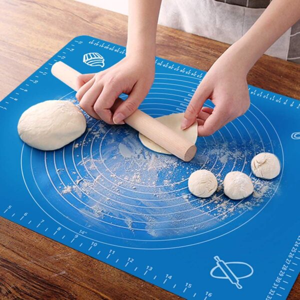 Fondant dough rolling Silicon Mat  حصيرة السيليكون