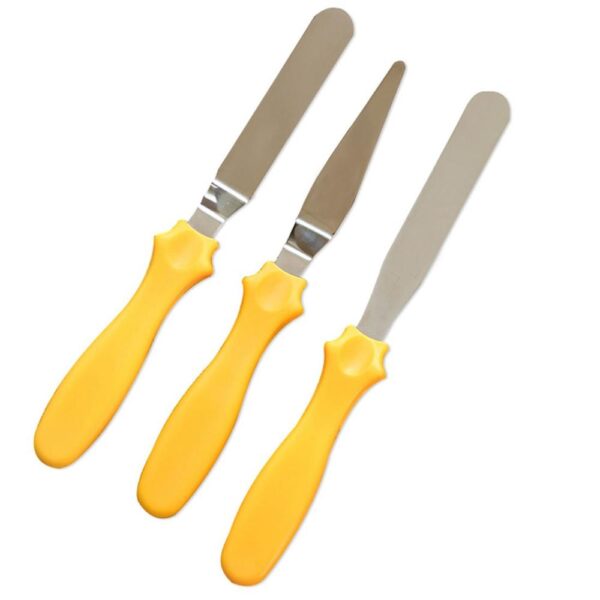 Offset Spatula 3 pcs set  ملعقة إزاحة طقم 3 قطع