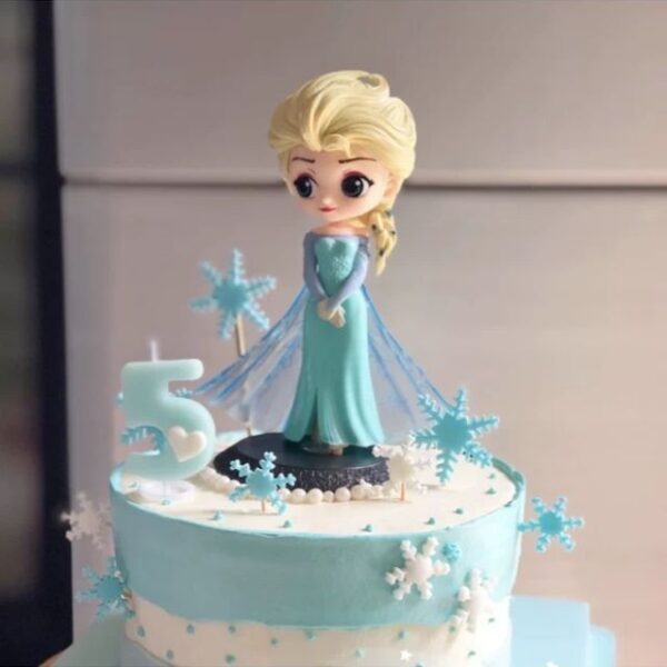 Elsa Frozen 3D Cake Topper 15cm  تغريسة كيك إلسا فروزن ثلاثية الأبعاد 15 سم