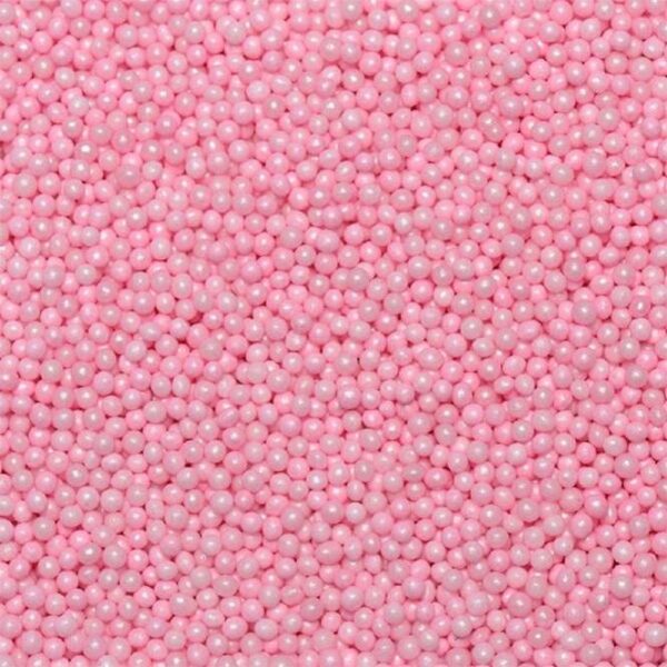 Pink Sugar Sprinkles 2mm - 50g  رشات السكر الوردي 2 ملم - 50 جرام