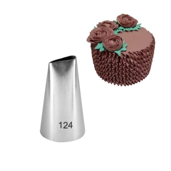 Nozzle / Icing tip - Stainless steel M124  فوهة فولاذية