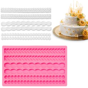 Rope Pearl Bubble Beads Silicone Mold قالب من السيليكون على شكل حبات الفقاعات واللؤلؤ