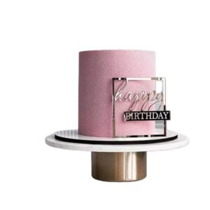 Style Happy Birthday Cake Toppers  نمط كعكة عيد ميلاد سعيد القبعات العالية
