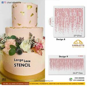 Large Stencil - Design 8  استنسل كبير - تصميم 8