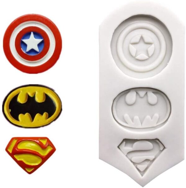 Super Heroes Silicone mold  قالب سيليكون سوبر هيروز