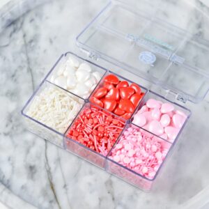 Valentine's Day Mixed Sugar Sprinkles 100g رشات سكر مشكلة لعيد الحب 100 جرام
