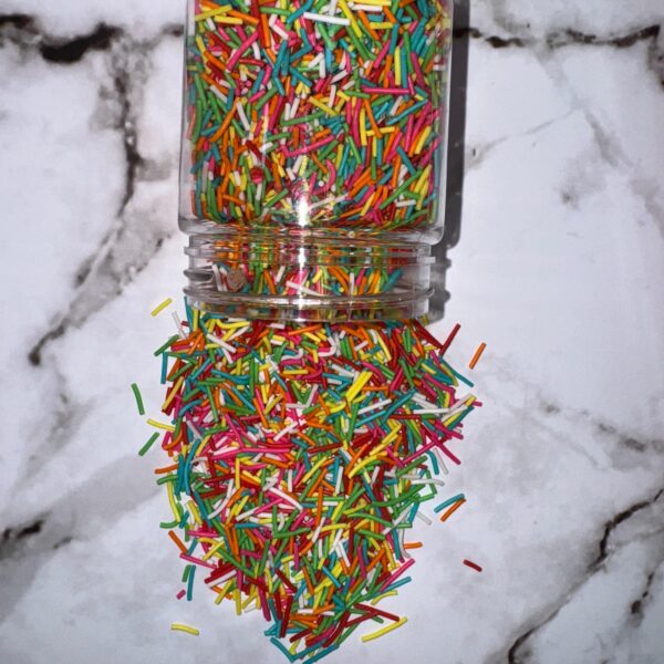 Jimmies Sprinkles - Rainbow Colour 100g  جيمي سبرينكلز - بلاك بيرل 100 جرام