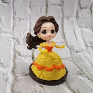 Belle Beauty/Beast 3D Cake Topper 8cm  غلاف كعكة بيل بيوتي/بيست ثلاثي الأبعاد 8 سم