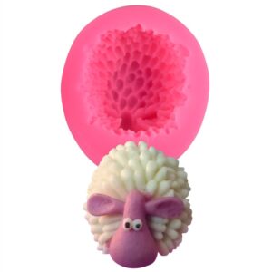 3d Baby Sheep Silicone Mold  قالب سيليكون ثلاثي الأبعاد للأغنام الصغيرة