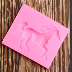 3D Running Horse Silicone Mold  قالب سيليكون لحصان الجري ثلاثي الأبعاد