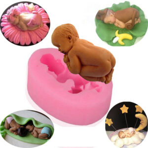 Sleeping down Baby Silicone Mold قالب السيليكون الخاص بالطفل أثناء النوم