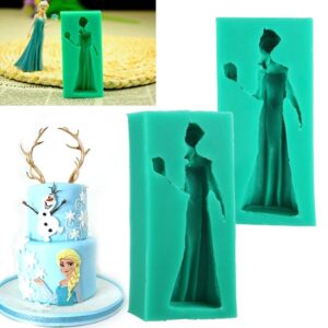 Silicon Mould - Frozen Elsa قالب - إلسا المجمدة