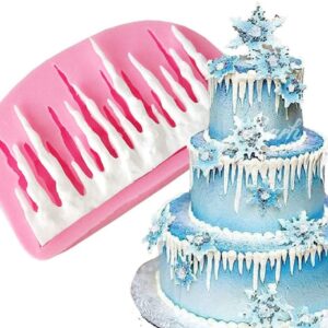 Frozen Curling Ice Silicone Mold  قالب سيليكون لتجميد الثلج المجمد