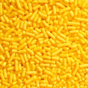 Jimmies Sprinkles - Yellow Pearl 100g  جيمي سبرينكلز - لؤلؤة صفراء 100 جرام