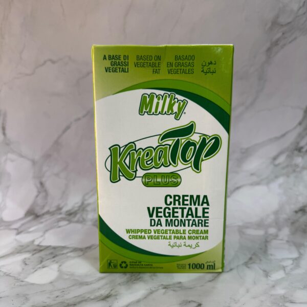 Krea Top non dairy whipping cream ( Italy)  كريمة خفق غير ألبانية