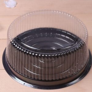 Round Clear Cake box 6" علبة كيك شفافة مستديرة 6"