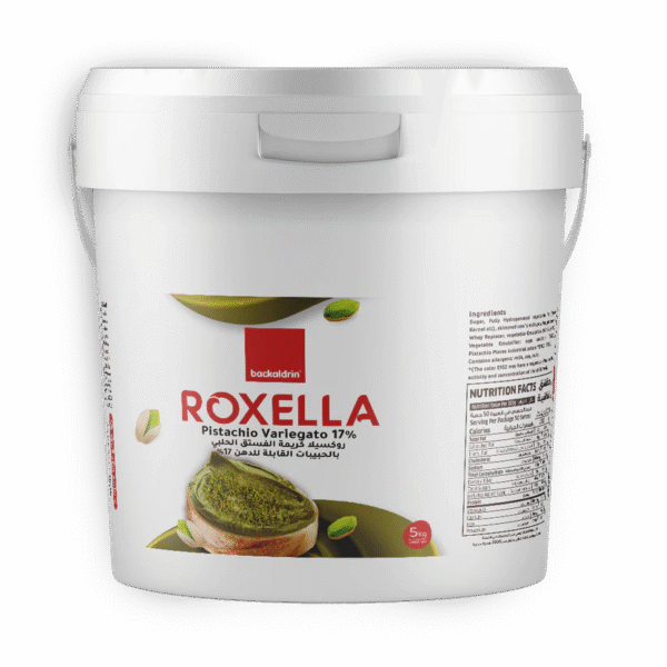 Roxella Pistachio Cream Spread 17%  5 kg  كريمة الفستق