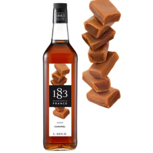 1883 Maison Routin Caramel Syrup -1L Glass Bottle