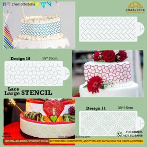Large Stencil - Design 16  استنسل كبير - تصميم 16