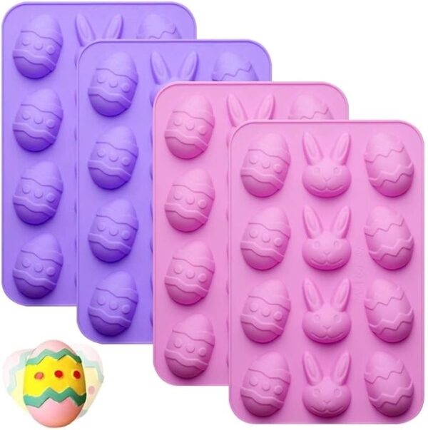 Easter Theme Rabbit Egg Silicon Mold