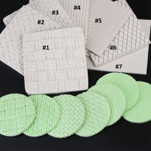 Silicon Knitting Mould 7 designs قالب الحياكة