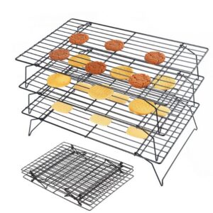 COOLING RACK (with foldable stand 3 tier) 40 x 25 cm  حامل تبريد (مع حامل قابل للطي 3 طبقات) 40 × 25 سم