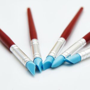 Silicone Brush pen Icing Cake Decorating - 5 pc set  قلم فرشاة سيليكون لتزيين الكيك - مجموعة من 5 قطع