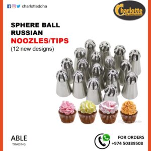 BALL SPHERE RUSSIAN NOZZLE NEW DESIGNS (17s set)  فوهة الكرة الروسية