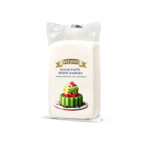 Vizyon Sugar Paste / Fondant 1 kg - White معجون سكر فيزيون / فوندان 1 كجم - أبيض