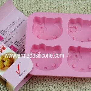 Silicone mould - hello kitty pudding mould  قالب هيلو كيتي
