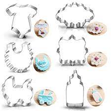 Baby Shower Cookie Cutters - 6pcs set  قطاعة كوكيز استحمام الطفل - مجموعة من 6 قطع