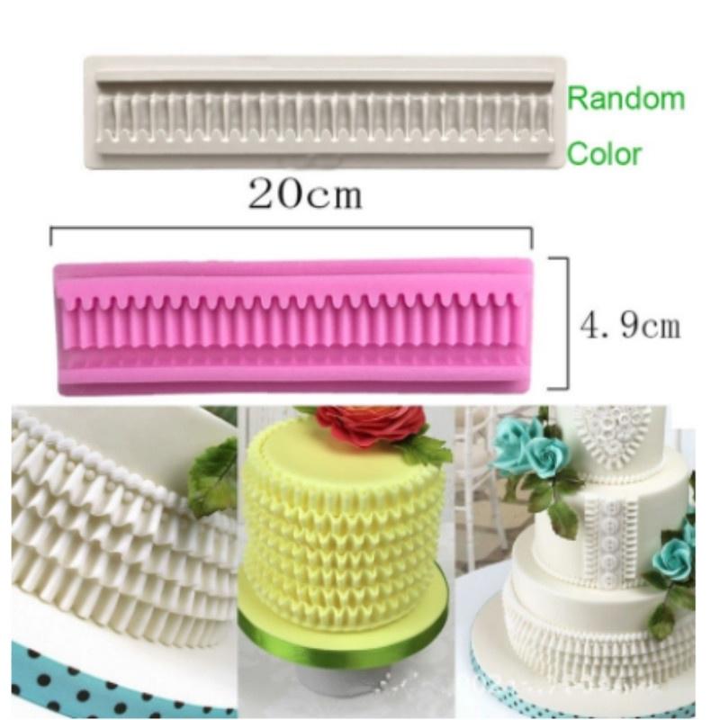 Ruffle Border Silicone Mold قالب سيليكون بحواف مكشكشة