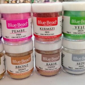 Edible metallic powder (Luster dust) Bluebead - 10g  غبار اللمعان