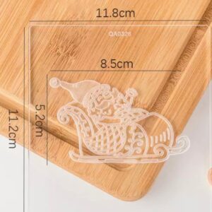 Santa Sleigh Christmas embosser  سانتا مزلقة عيد الميلاد المزخرف