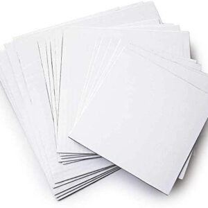 White Square Board - 3mm thick  لوحة مربعة بيضاء