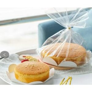 Cellophane Plastic Bags with Round Base (10s Pack)  أكياس بلاستيكية للبسكويت