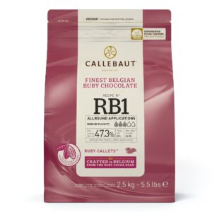 Callebaut RB1 47.3% Ruby Couverture Chocolate Callets 2.5 kg Bag
