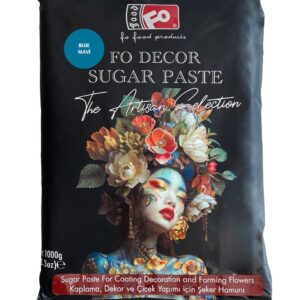 FO Sugar Paste / Fondant 1 kg  - BLUE  عجينة السكر / الفوندان