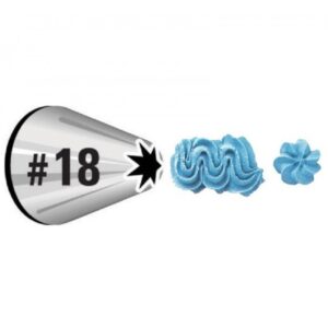Nozzle / Icing tip - Stainless steel #18  فوهة فولاذية