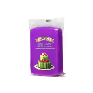 Vizyon Sugar Paste / Fondant 1 kg - Purple  معجون سكر فيزيون / فوندان 1 كجم - بنفسجي