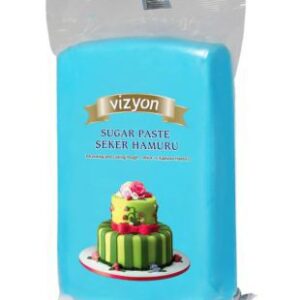 Vizyon Sugar Paste / Fondant 1 kg - Blue  معجون سكر فيزيون / فوندان 1 كجم - أزرق