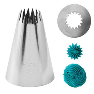 Nozzle / Icing tip - Stainless steel 6B  الفوهة / طرف التزيين - الفولاذ المقاوم للصدأ 6B